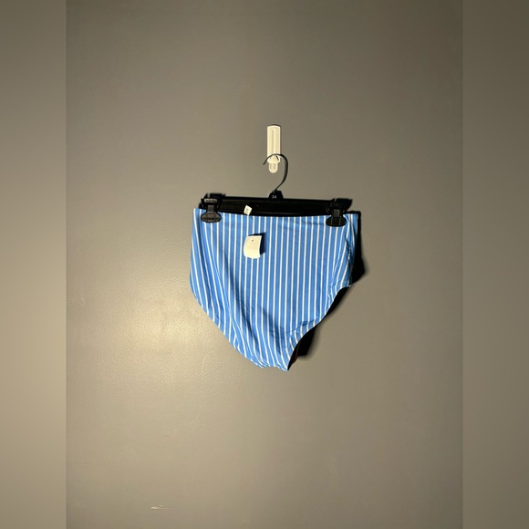J.Crew Striped High Waisted Bikini Bottom Size Medium - Picture 3 of 6